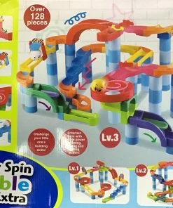 PLAYGO POWER SPIN MARBLE RUN SUPER