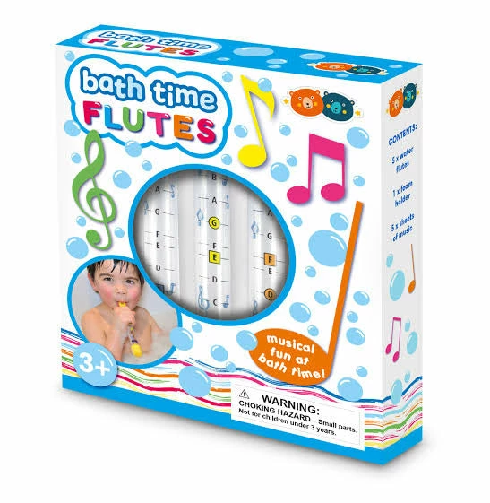 BATH TIME FLUTES 3 BATH TIME FLUTES