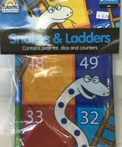 GAME SNAKES & LADDERS PLAYMAT