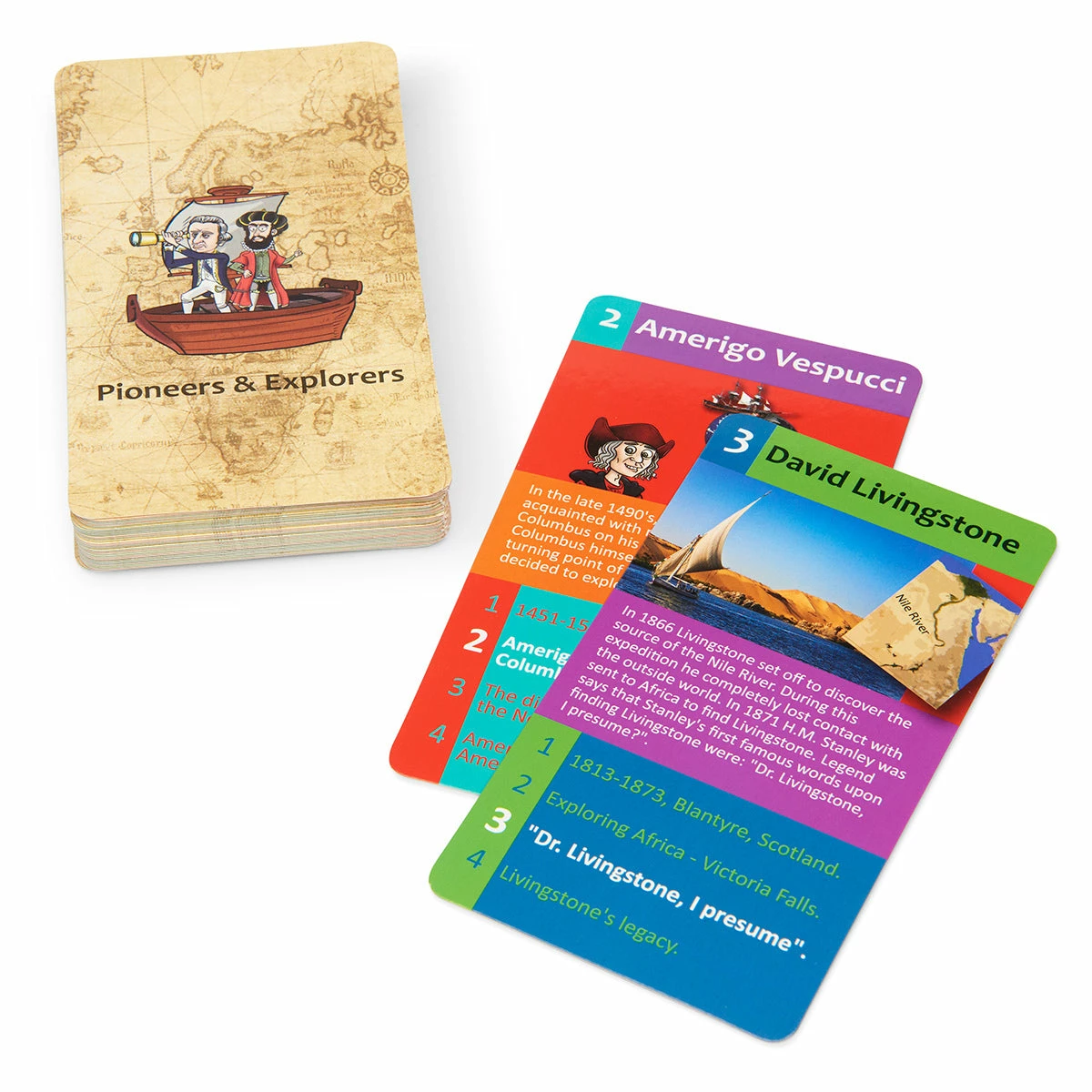 CARD GAME GO FISH PIONEERS & EXPLORERS 4 CARD GAME GO FISH PIONEERS & EXPLORERS - Image 2