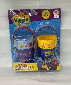 BATH CUPS LIC 4PK 2 AST