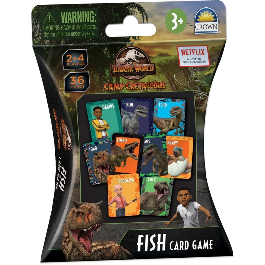 CARD GAME FISH JURASSIC WORLD 3 CARD GAME FISH JURASSIC WORLD
