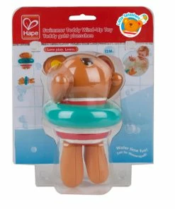 HAPE BATH SWIMMER TEDDY WIND UP