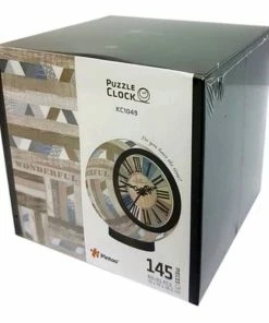 PUZZLE CLOCK COUNTRY BLUE