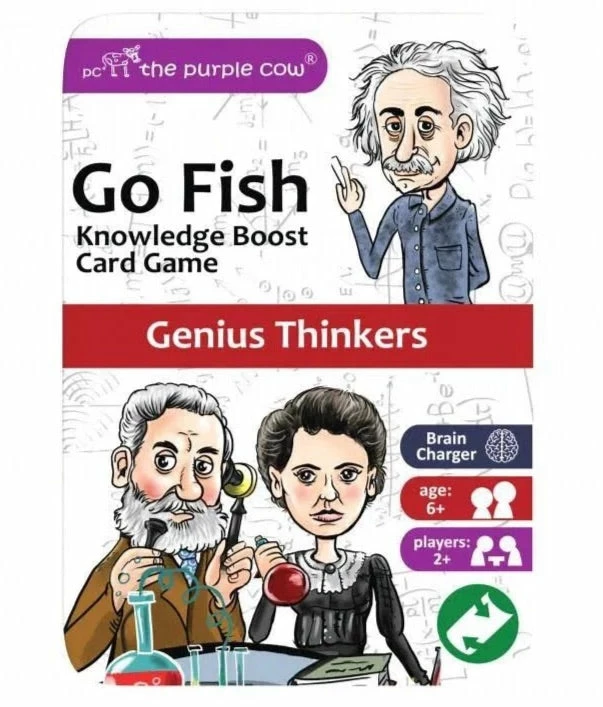 CARD GAME GO FISH GENIUS THINKERS 3 CARD GAME GO FISH GENIUS THINKERS