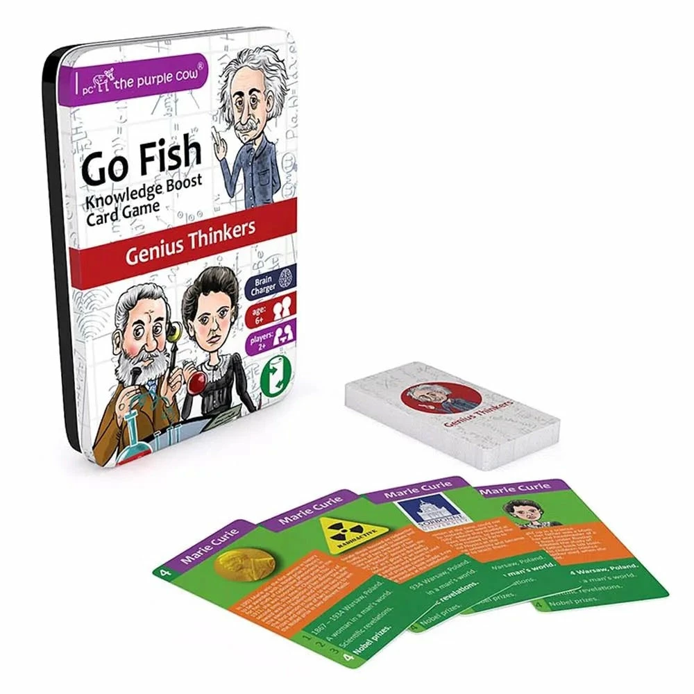 CARD GAME GO FISH GENIUS THINKERS 4 CARD GAME GO FISH GENIUS THINKERS - Image 2