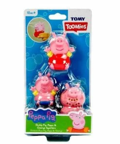 TOMY PEPPA PIG 3PK BATH SQUIRTER DAD,P&G