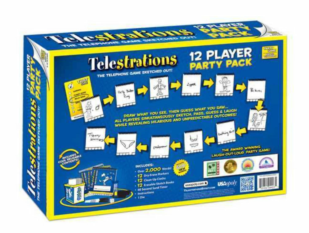 GAME TELESTRATIONS 12 PLAYER PARTY PACK 4 GAME TELESTRATIONS 12 PLAYER PARTY PACK - Image 2