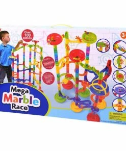 PLAYGO MEGA MARBLE RACE 100PCS