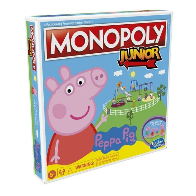 GAME MONOPOLY JUNIOR PEPPA PIG 3 GAME MONOPOLY JUNIOR PEPPA PIG
