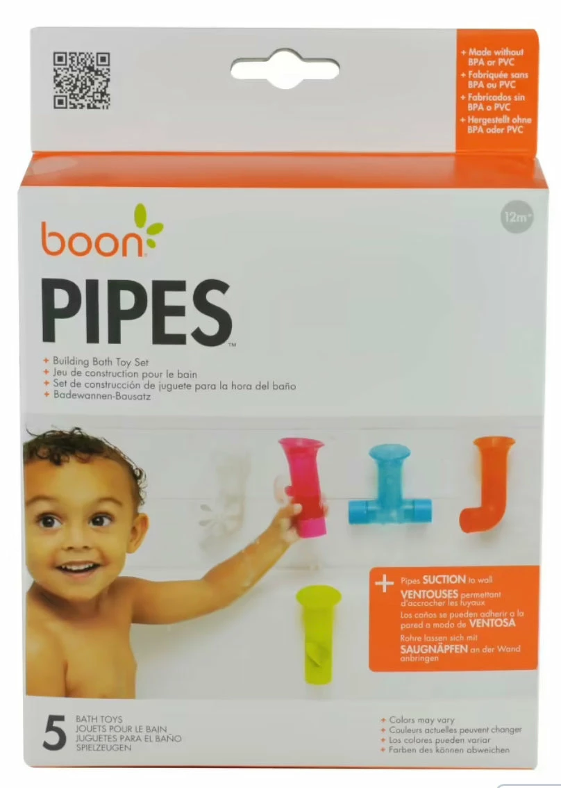 BOON PIPS BUILDING BATH TOY 3 BOON PIPS BUILDING BATH TOY