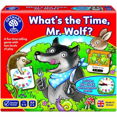 ORCHARD TOYS WHATS THE TIME MR WOLF GAME 3 ORCHARD TOYS WHATS THE TIME MR WOLF GAME